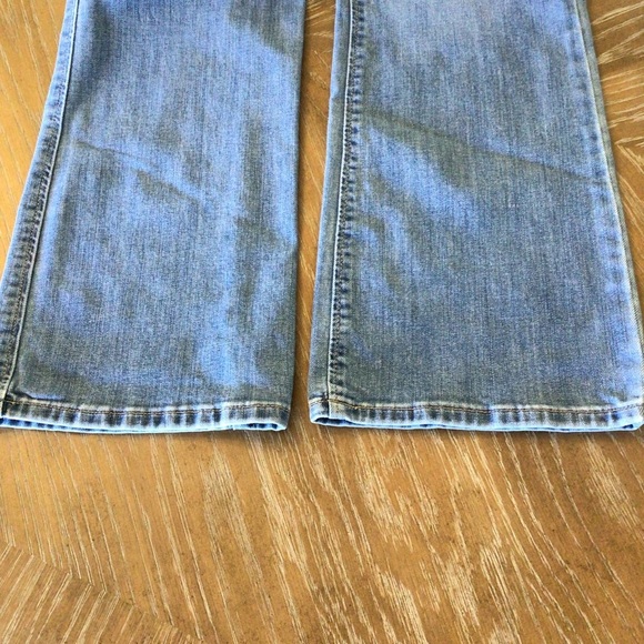 Lee Womens Medium Wash Midrise Stretch Bootcut Jeans Size 14 - Picture 7 of 9
